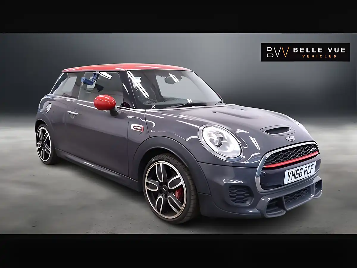 Used 2016 MINI Hatch John Cooper Works Thunder Grey - Front View