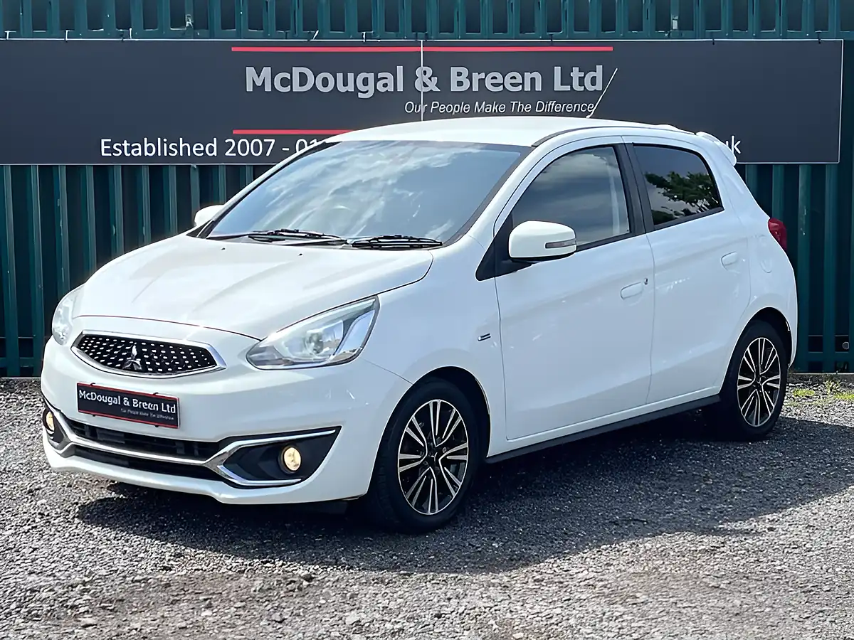 Used 2016 Mitsubishi Mirage Juro White - Front View