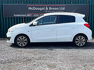 Used 2016 Mitsubishi Mirage Juro White - Interior and Exterior details 3