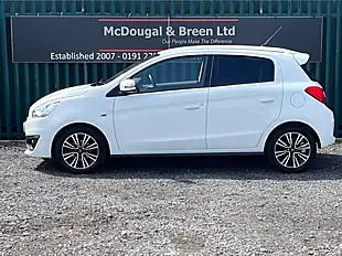 Used 2016 Mitsubishi Mirage Juro White - Interior and Exterior details 3