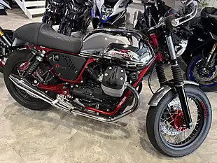 Used 2016 Moto Guzzi V7 744 Racer Silver - Interior and Exterior details 2
