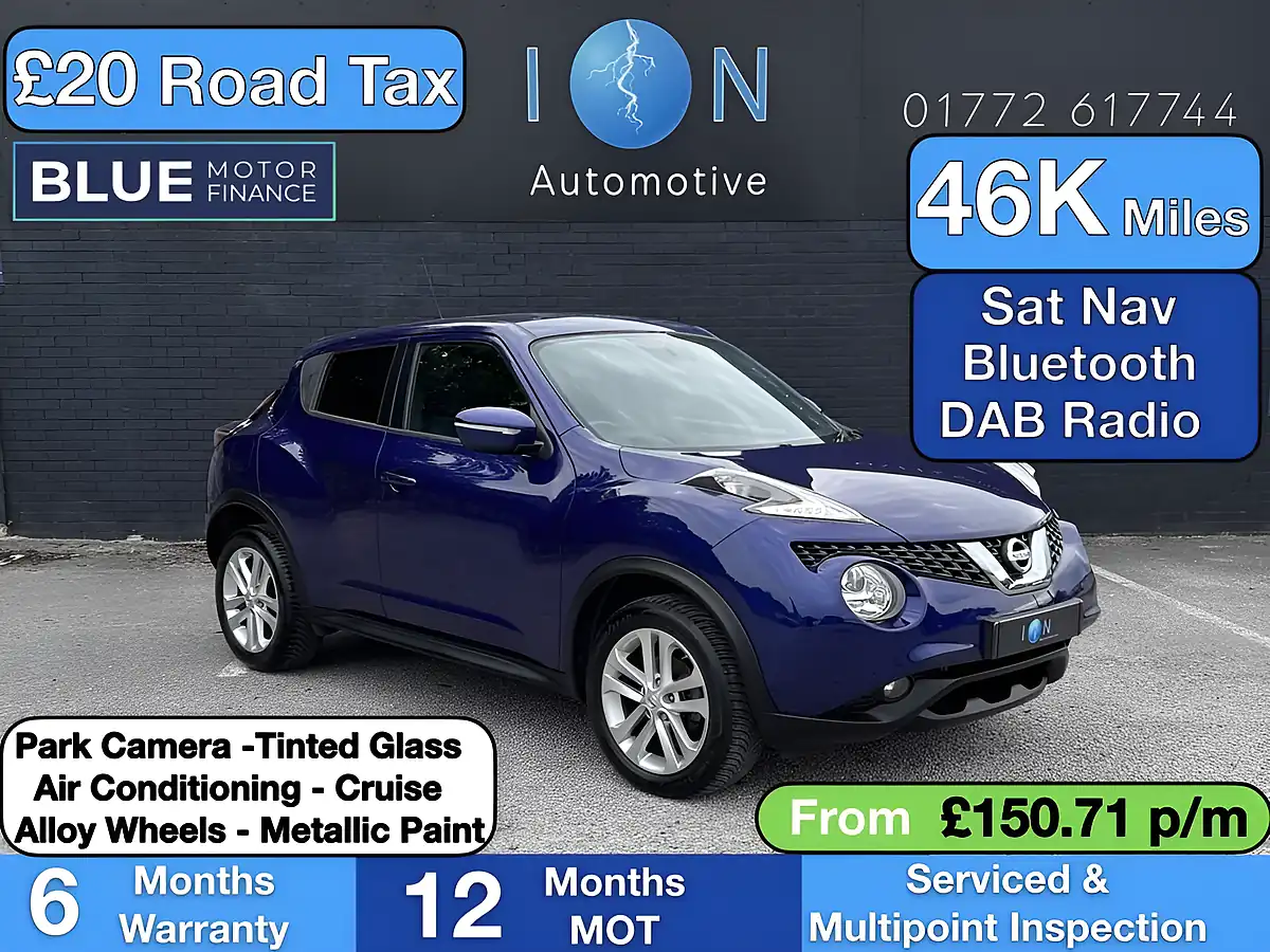 Used 2016 Nissan Juke N-Connecta Ink Blue Pearl - Front View