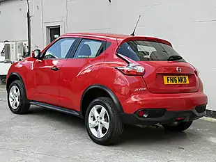 Used 2016 Nissan Juke Visia Red - Interior and Exterior details 3