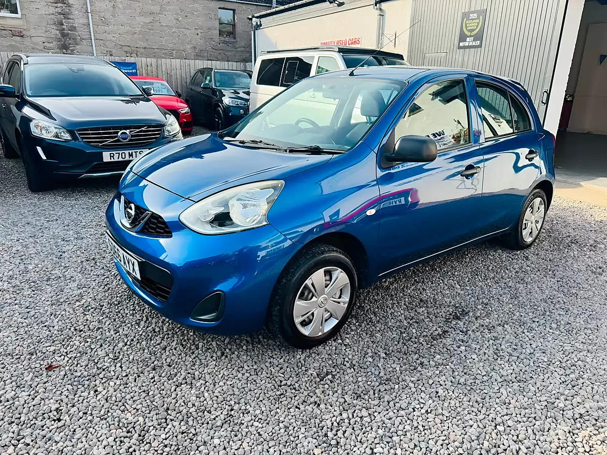 Used 2016 Nissan Micra Visia Blue - Front View