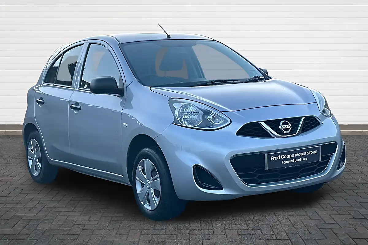 Used 2016 Nissan Micra Visia Platinum Silver - Front View