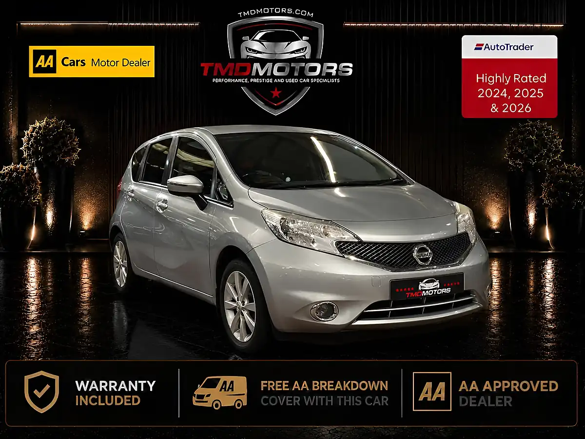 Used 2016 Nissan Note Acenta Premium Silver - Front View