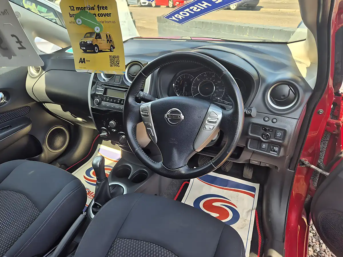 Used 2016 Nissan Note Acenta Red - Interior and Exterior details 9
