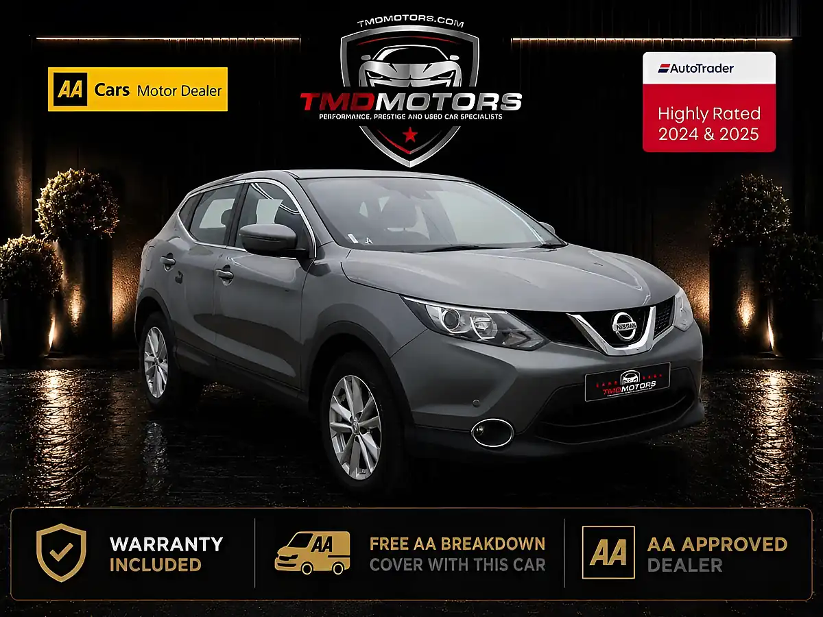 Used 2016 Nissan Qashqai Acenta Grey - Front View