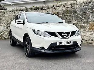 Used 2016 Nissan Qashqai N-Tec+ White - Interior and Exterior details 9