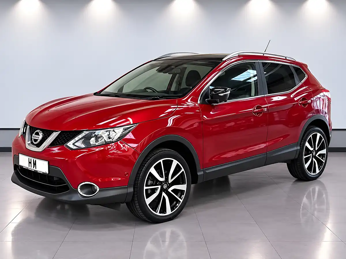 Used 2016 Nissan Qashqai Tekna Red - Interior and Exterior details 3