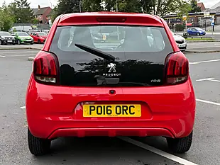 Used 2016 Peugeot 108 Access Red - Interior and Exterior details 4