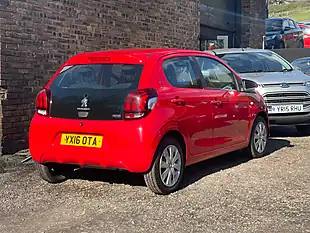 Used 2016 Peugeot 108 Active Red - Interior and Exterior details 2