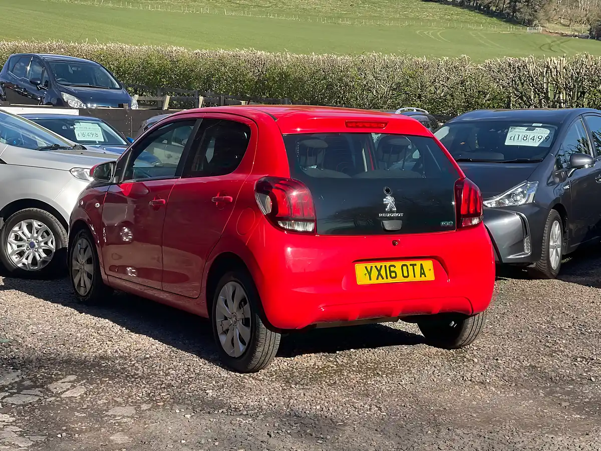 Used 2016 Peugeot 108 Active Red - Interior and Exterior details 6