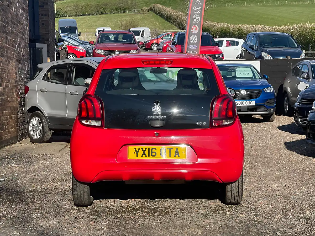Used 2016 Peugeot 108 Active Red - Interior and Exterior details 7