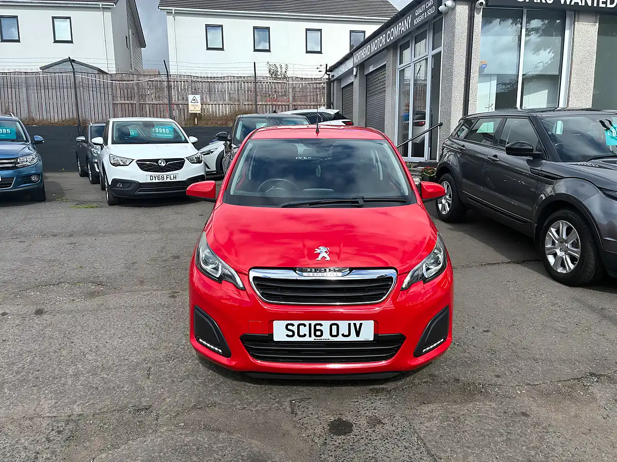 Used 2016 Peugeot 108 Active Red - Interior and Exterior details 8
