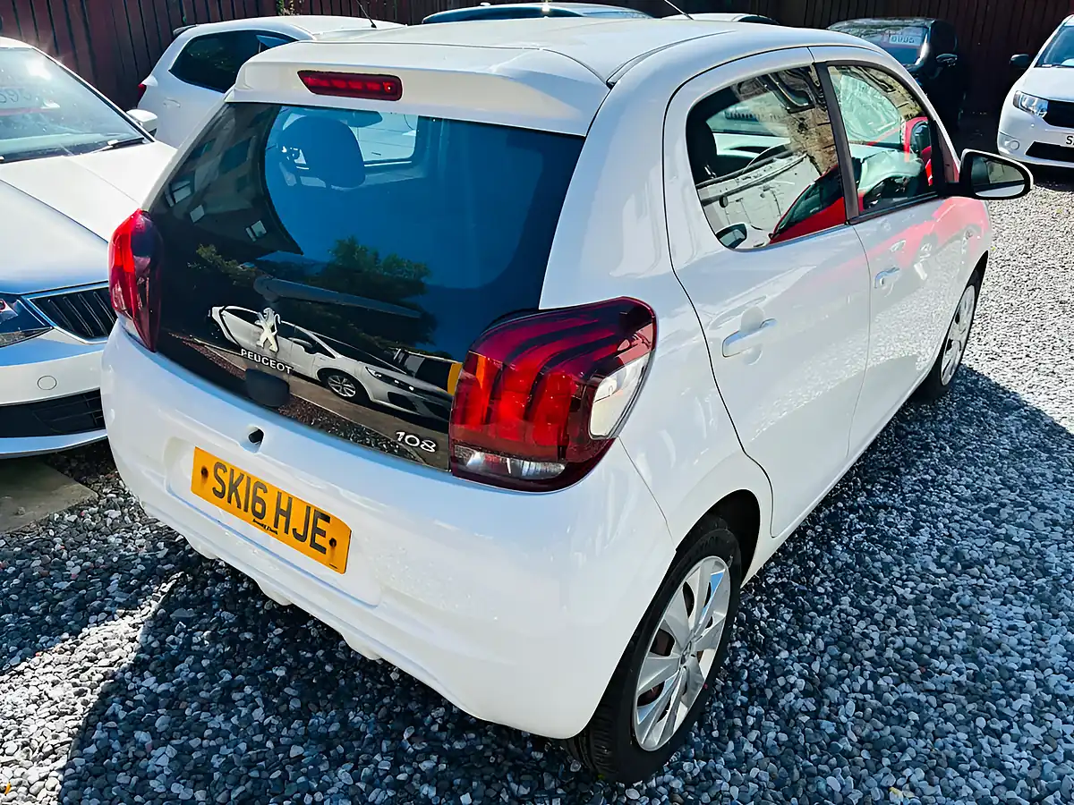 Used 2016 Peugeot 108 Active White - Interior and Exterior details 11