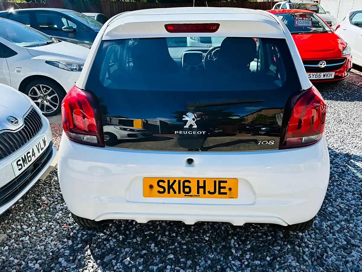 Used 2016 Peugeot 108 Active White - Interior and Exterior details 12