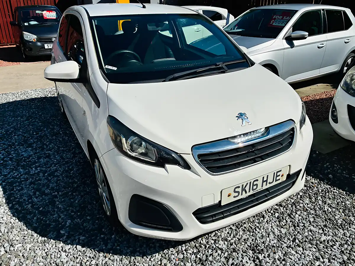 Used 2016 Peugeot 108 Active White - Interior and Exterior details 5