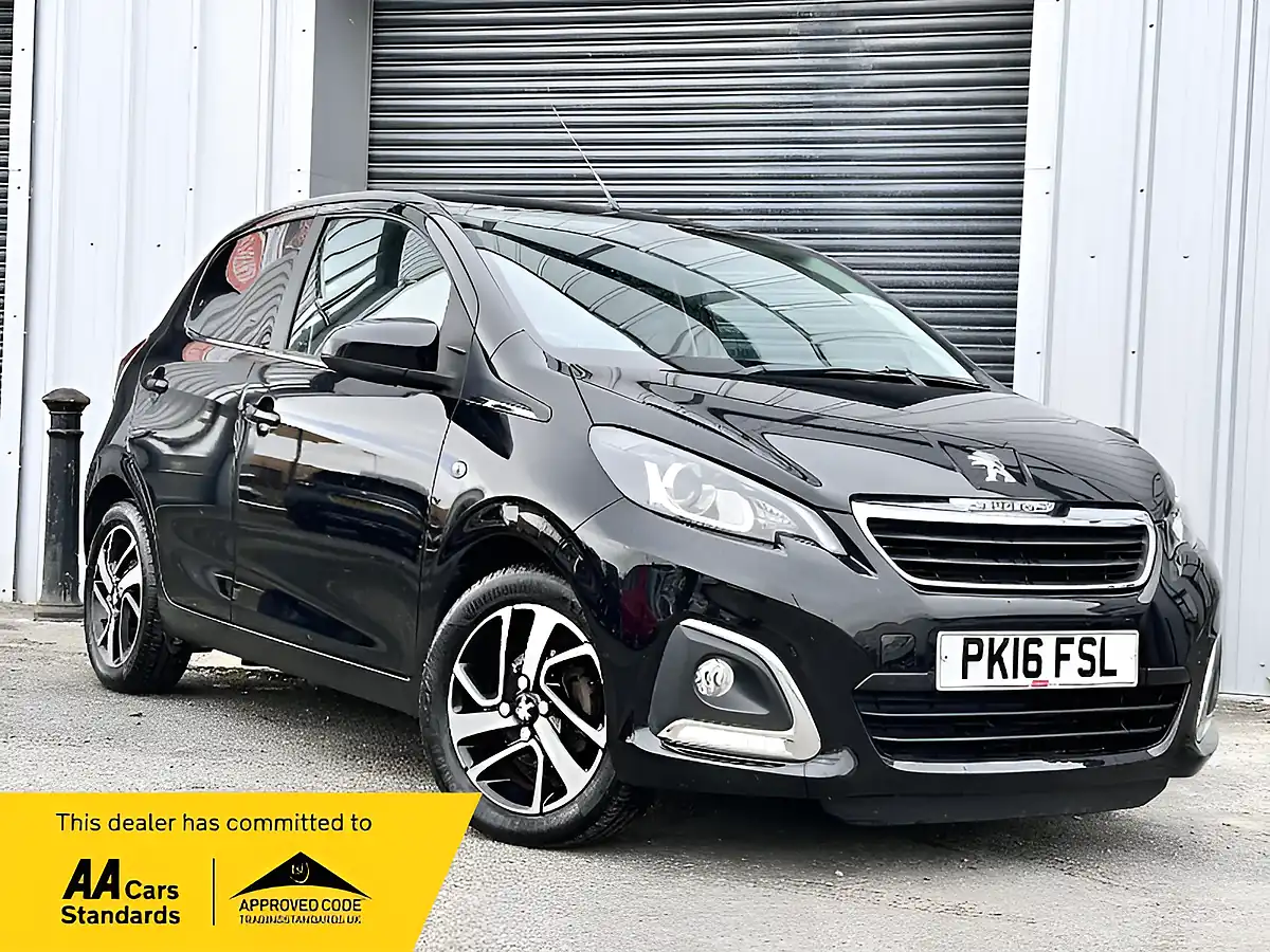Used 2016 Peugeot 108 Allure Black - Front View