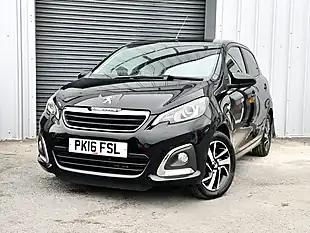 Used 2016 Peugeot 108 Allure Black - Interior and Exterior details 14