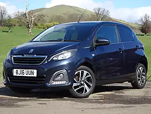 Used 2016 Peugeot 108 Allure Blue - Interior and Exterior details 2