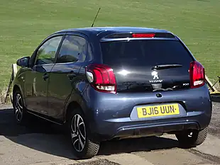 Used 2016 Peugeot 108 Allure Blue - Interior and Exterior details 3