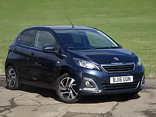 Used 2016 Peugeot 108 Allure Blue - Interior and Exterior details 6