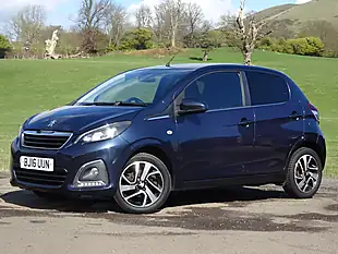 Used 2016 Peugeot 108 Allure Blue - Interior and Exterior details 7