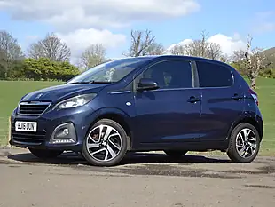 Used 2016 Peugeot 108 Allure Blue - Interior and Exterior details 8
