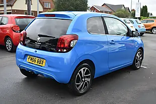 Used 2016 Peugeot 108 Allure Blue - Interior and Exterior details 4