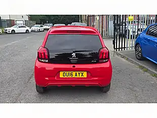Used 2016 Peugeot 108 Allure Red - Interior and Exterior details 11