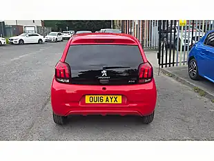 Used 2016 Peugeot 108 Allure Red - Interior and Exterior details 12