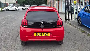 Used 2016 Peugeot 108 Allure Red - Interior and Exterior details 10