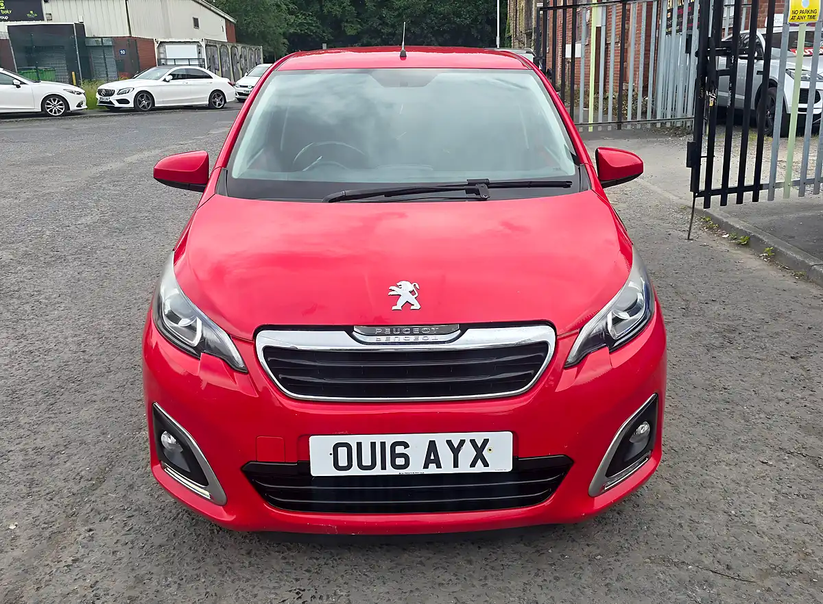 Used 2016 Peugeot 108 Allure Red - Interior and Exterior details 3