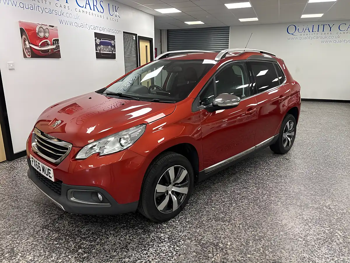 Used 2016 Peugeot 2008 Allure Amber Red - Front View