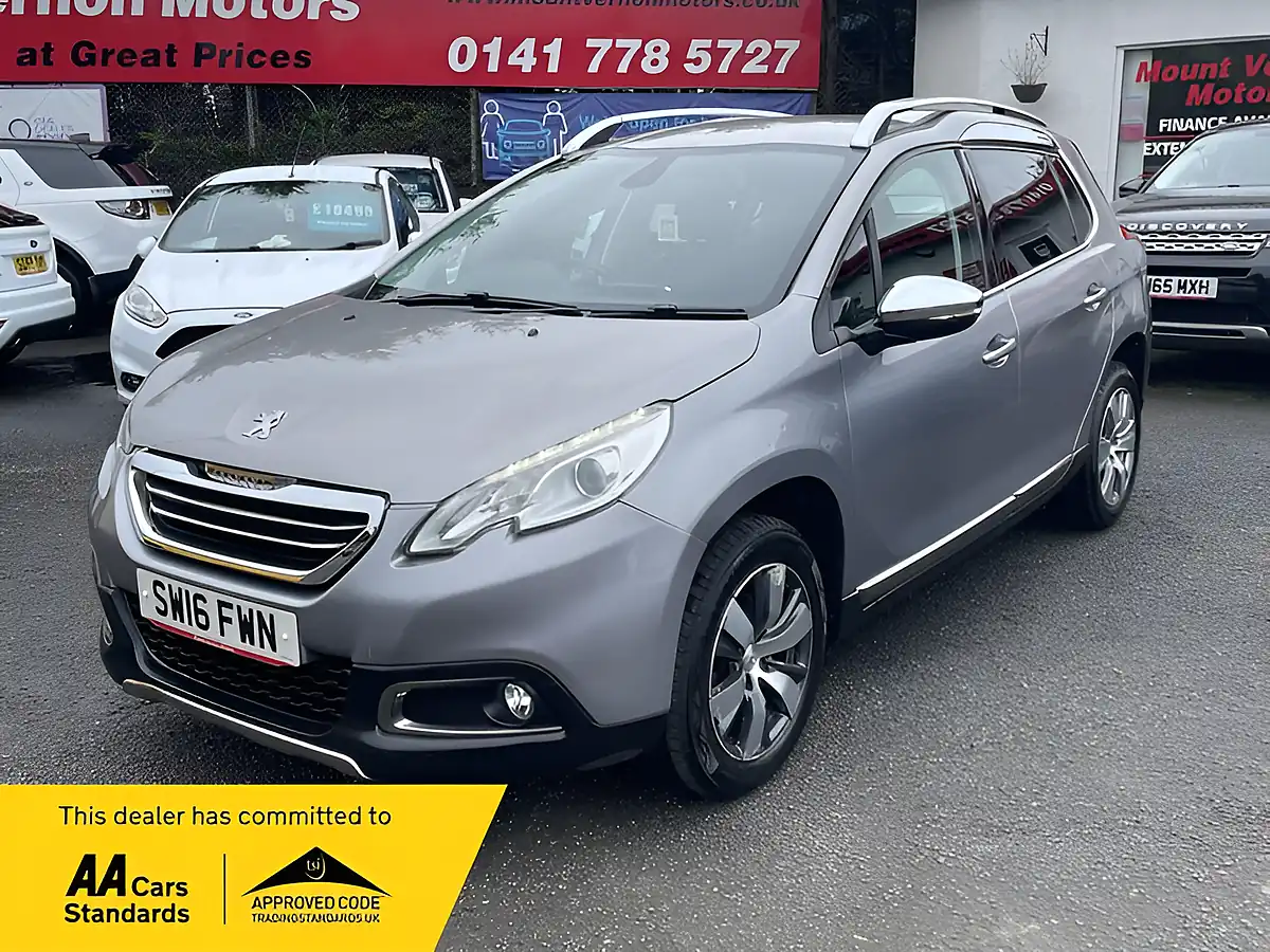 Used 2016 Peugeot 2008 Allure Grey - Front View