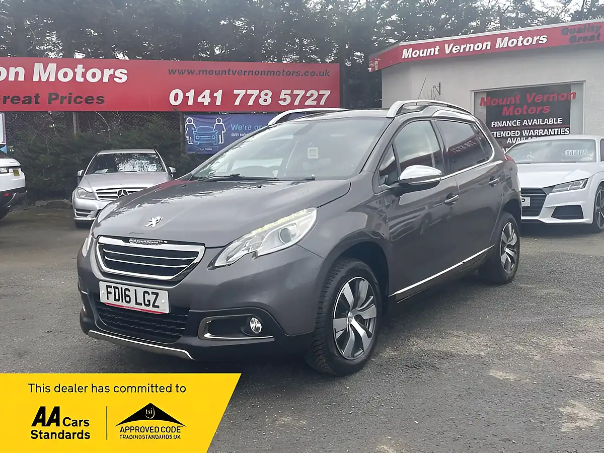 Used 2016 Peugeot 2008 Allure Grey - Front View