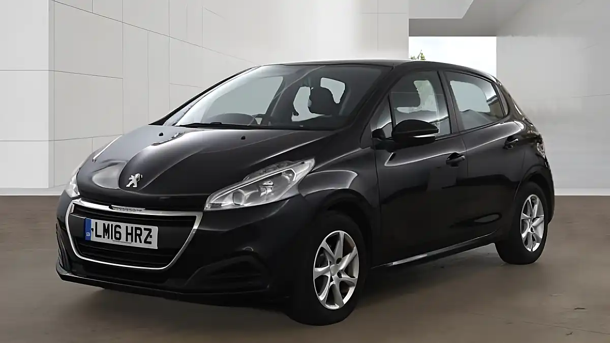 Used 2016 Peugeot 208 Active Black Black - Front View