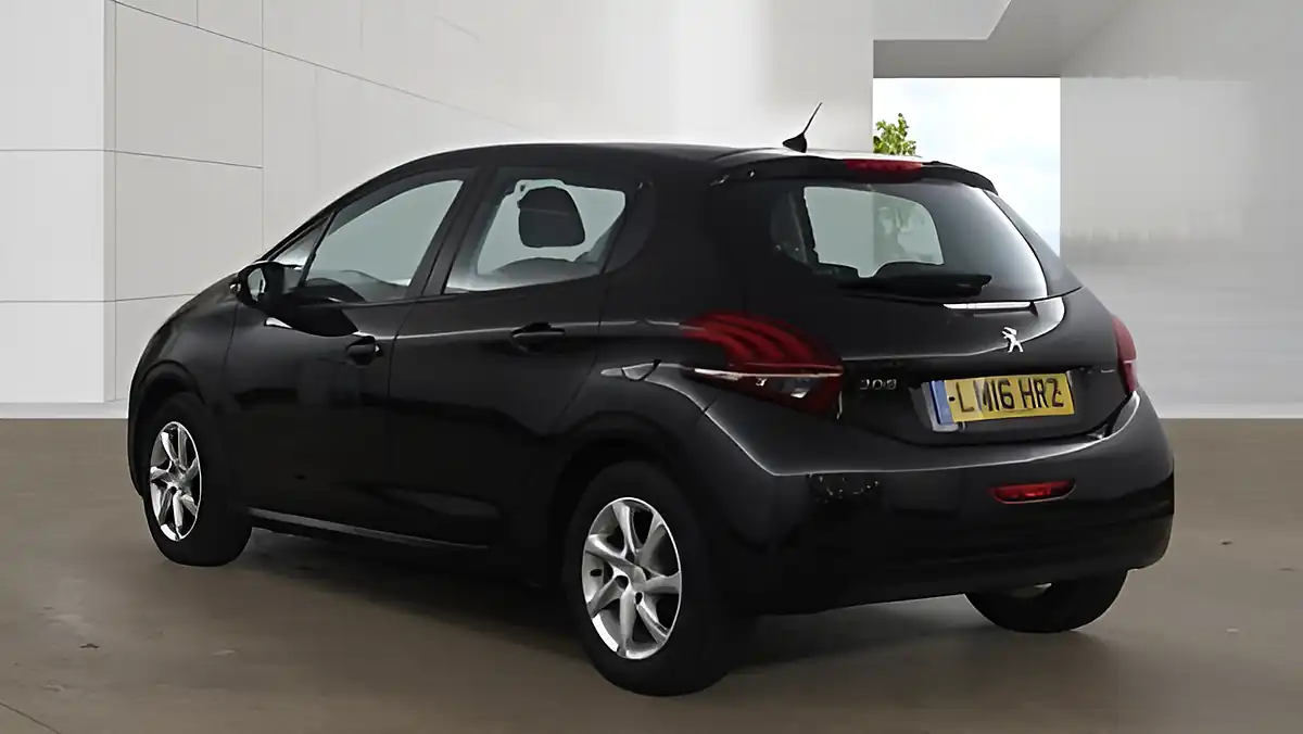 Used 2016 Peugeot 208 Active Black Black - Interior and Exterior details 4