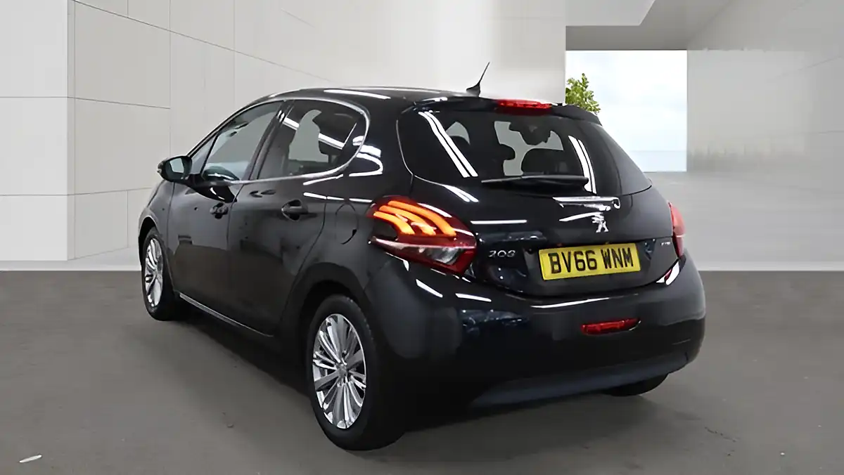 Used 2016 Peugeot 208 Allure Black Black - Interior and Exterior details 2