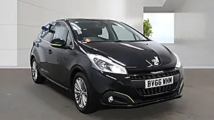 Used 2016 Peugeot 208 Allure Black Black - Interior and Exterior details 3