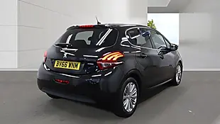 Used 2016 Peugeot 208 Allure Black Black - Interior and Exterior details 4
