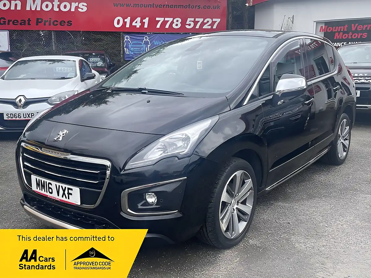 Used 2016 Peugeot 3008 Allure Black - Front View