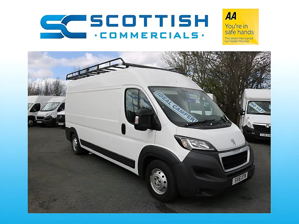Used 2016 Peugeot Boxer Lwb Facelift White - Front View