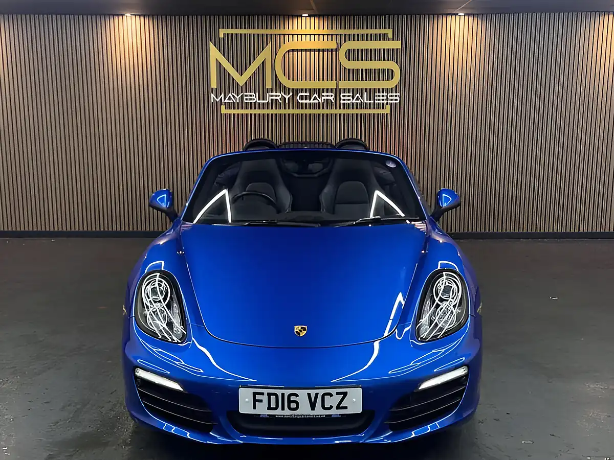 Used 2016 Porsche Boxster 981 Blue - Interior and Exterior details 2