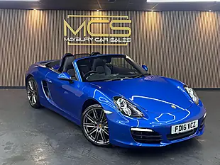 Used 2016 Porsche Boxster 981 Blue - Interior and Exterior details 3