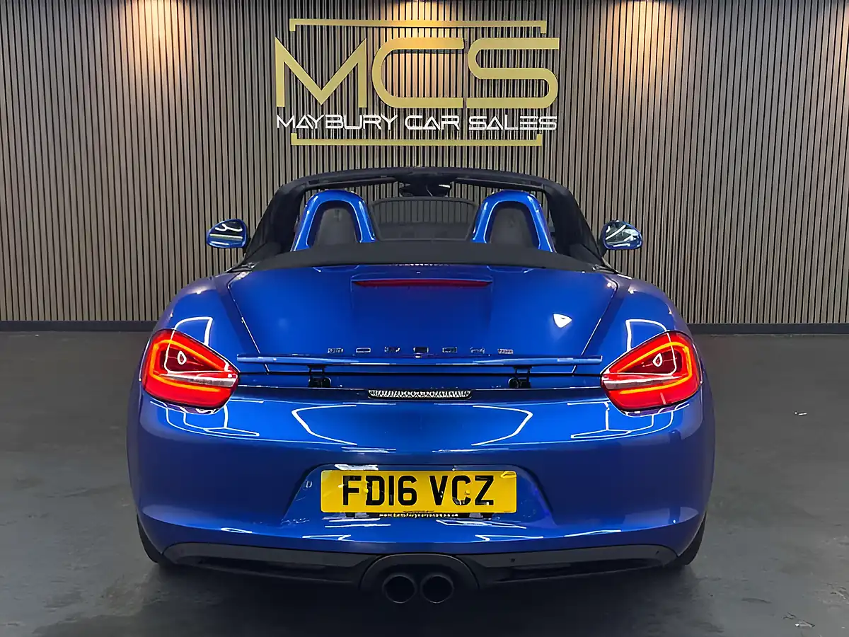 Used 2016 Porsche Boxster 981 Blue - Interior and Exterior details 6