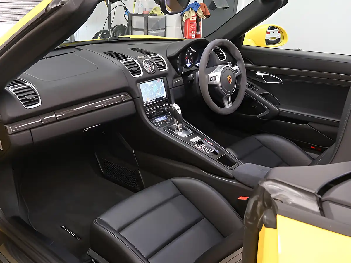 Used 2016 Porsche Boxster 981 Yellow - Interior and Exterior details 12