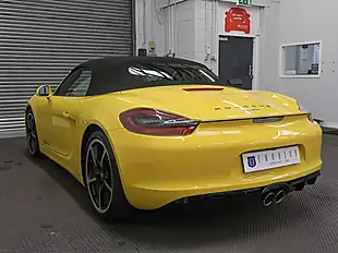 Used 2016 Porsche Boxster 981 Yellow - Interior and Exterior details 14