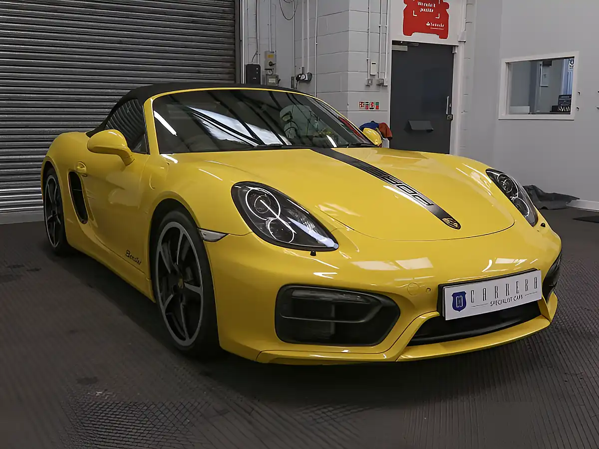 Used 2016 Porsche Boxster 981 Yellow - Interior and Exterior details 3